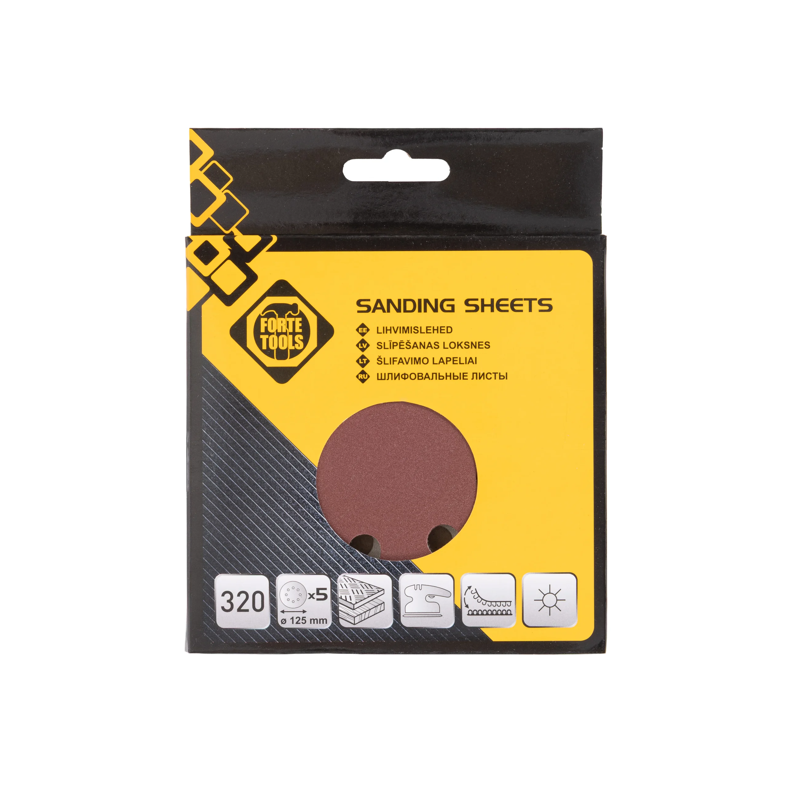DISC SLIP. WITH 8 HOLES NR320 D125 5GA