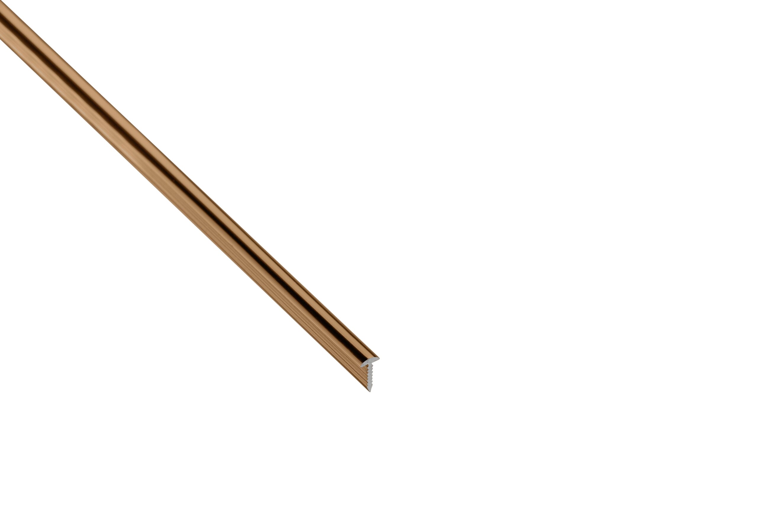 LĪSTE ALUM T 6MM/2.5M POL BRO ANO GLO