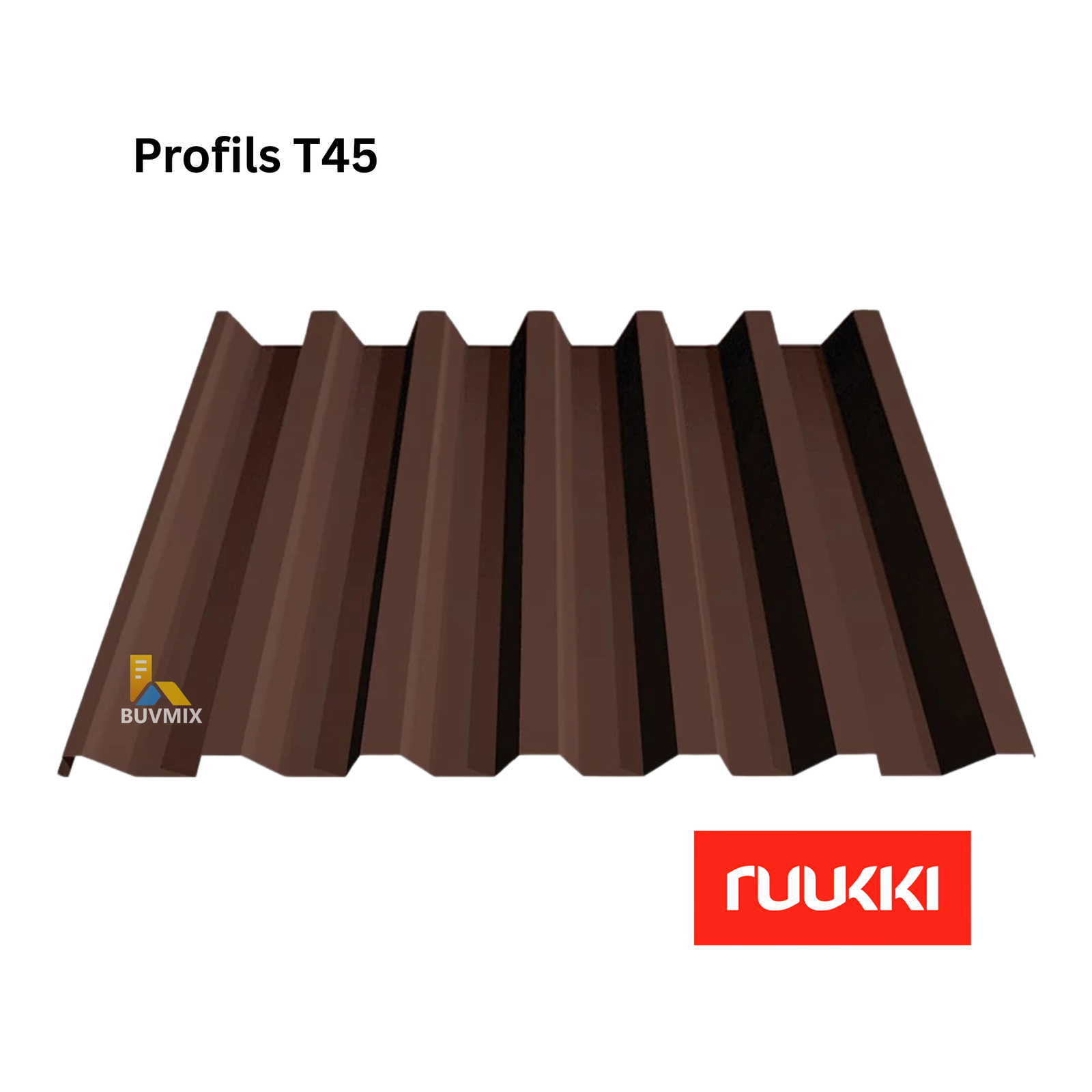 Ruukki Profils T45 jumta un fasādes profils