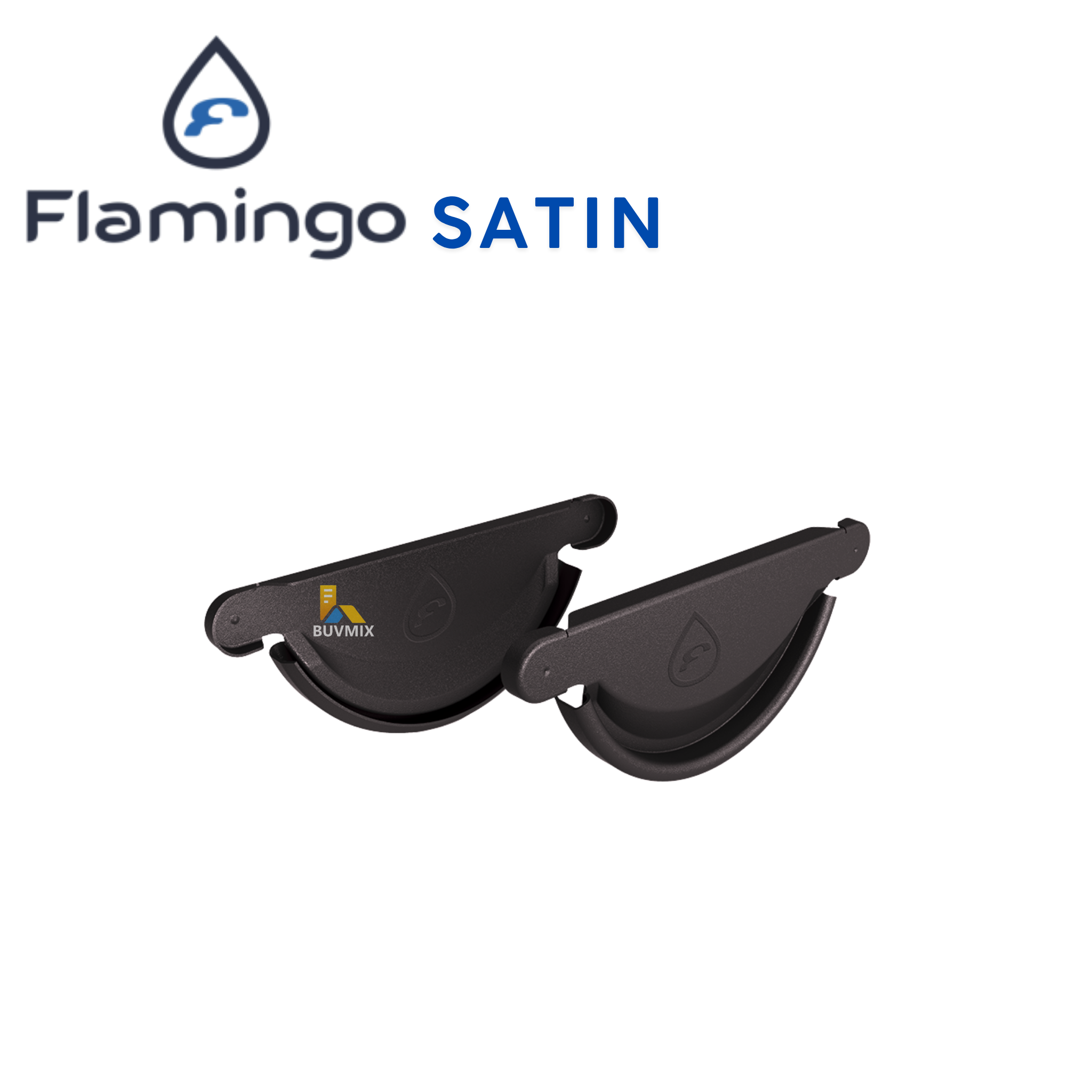 BudMat Flamingo Satin ūdensnotekas teknes gals Ø125mm