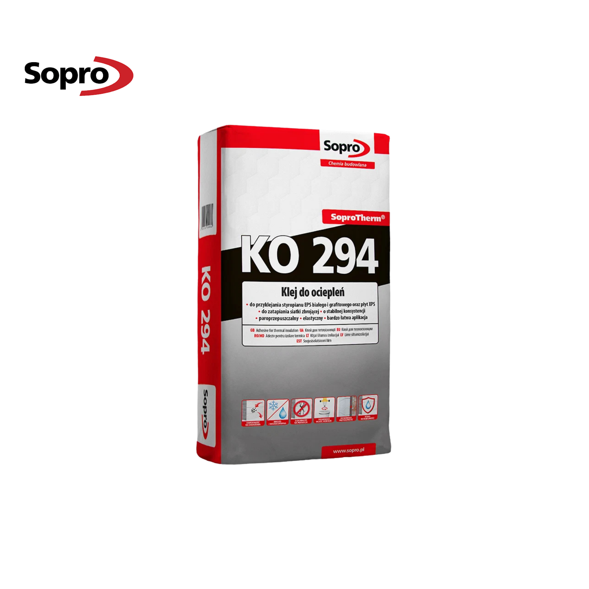 KO 294 SoproTherm® - Līme siltumizolācijas sistēmām 25kg.