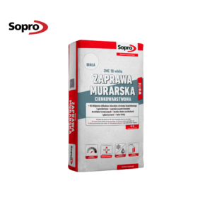 ZMC 10 - mūrjava balta Sopro 25kg, 40gab/paletē.