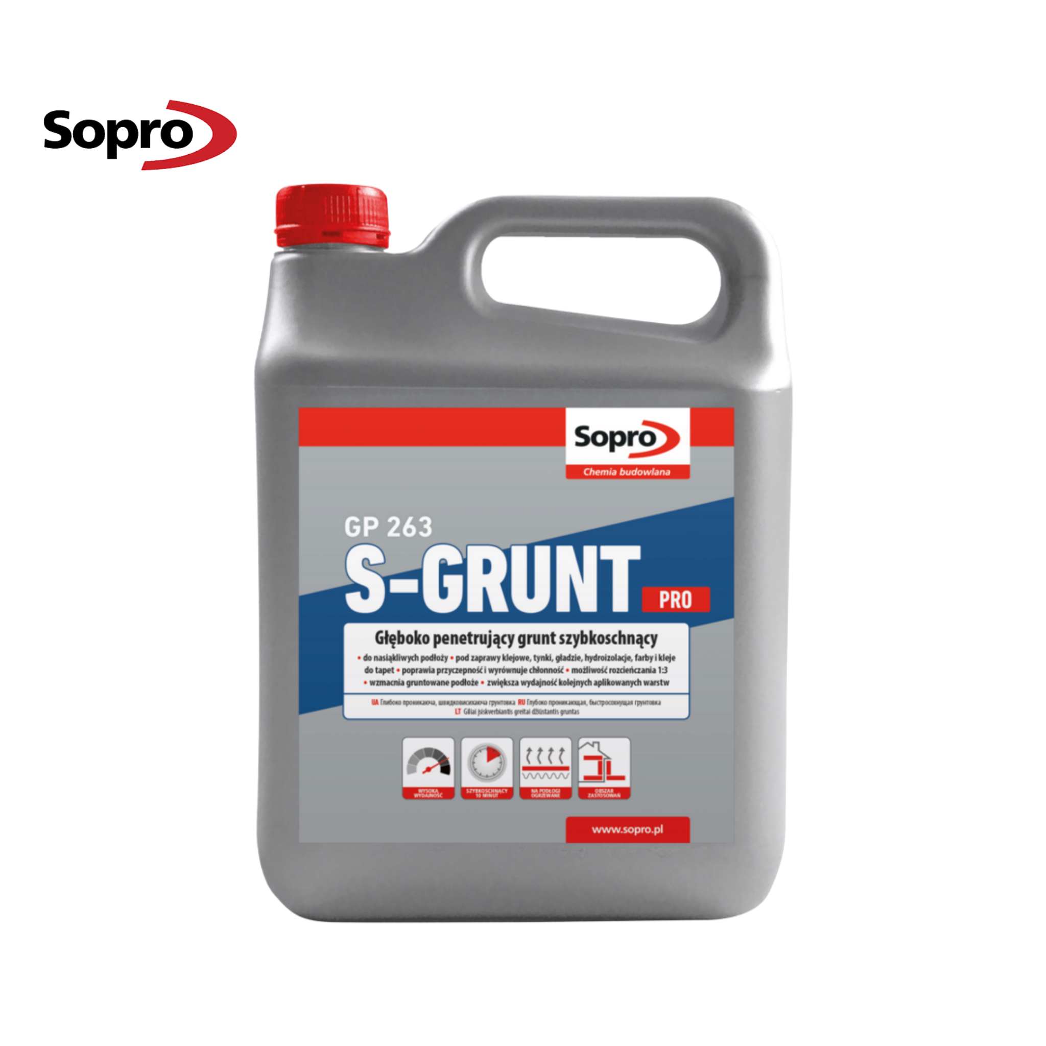 Sopro S-GRUNT PRO GP 263 - dziļi iesūcoša grunts